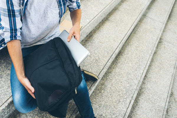  Laptop in a Canvas Bag