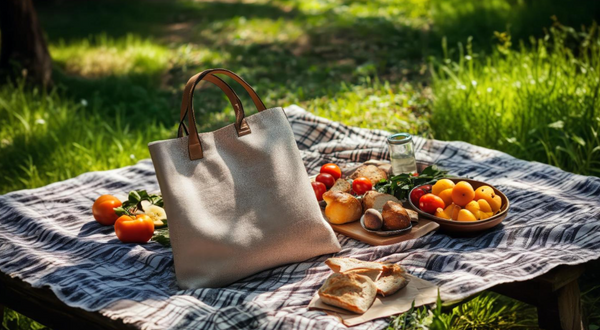 Canvas Bag for a Picnic