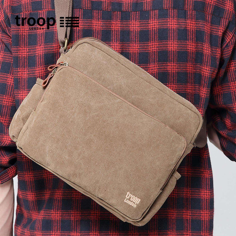 K924 Troop London Classic Crossbody Messenger Bag