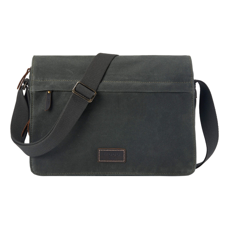 TRP0241 Troop London Classic Canvas Messenger Bag