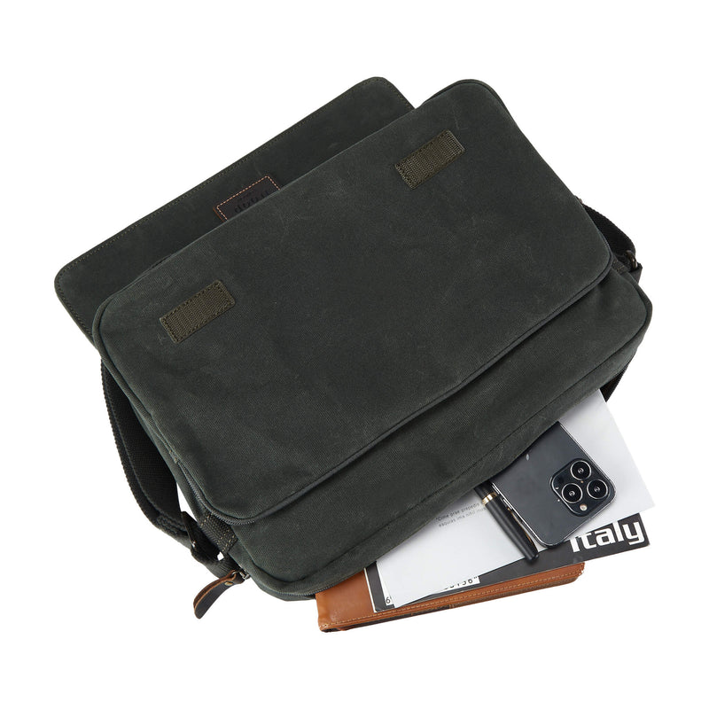 TRP0241 Troop London Classic Canvas Messenger Bag