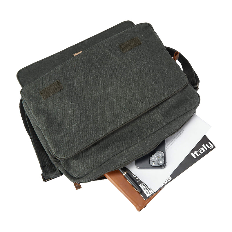 TRP0241 Troop London Classic Canvas Messenger Bag