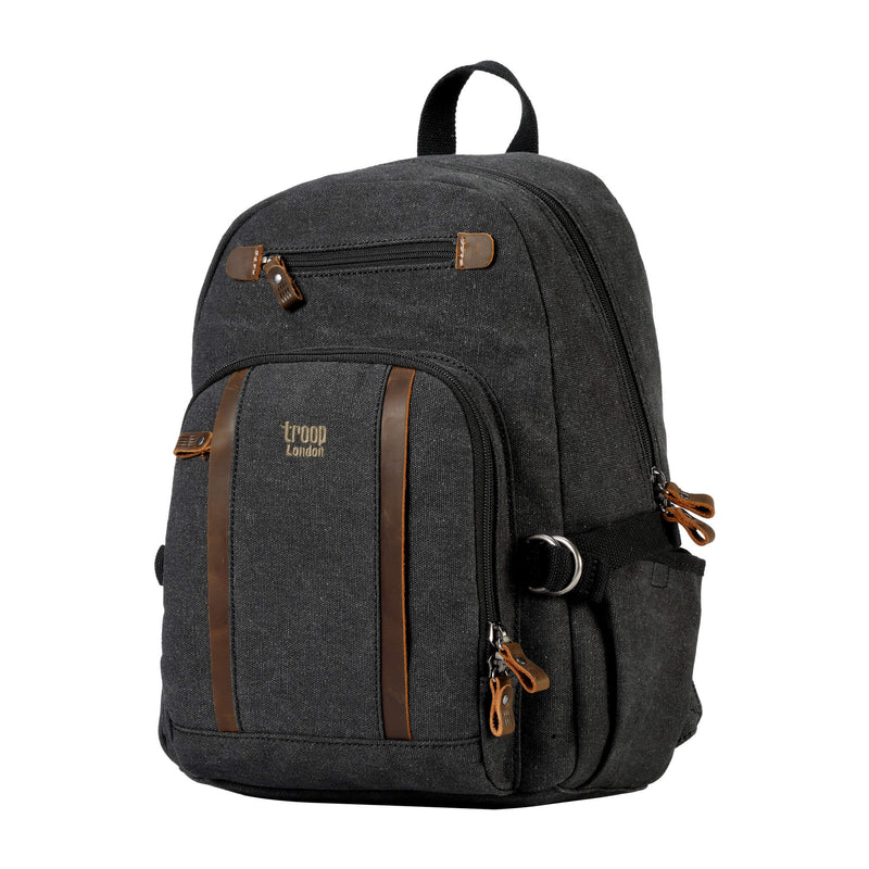 TRP0256 Troop London Classic Canvas Backpack - Medium