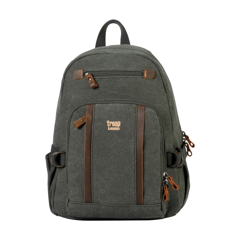 TRP0256 Troop London Classic Canvas Backpack - Medium