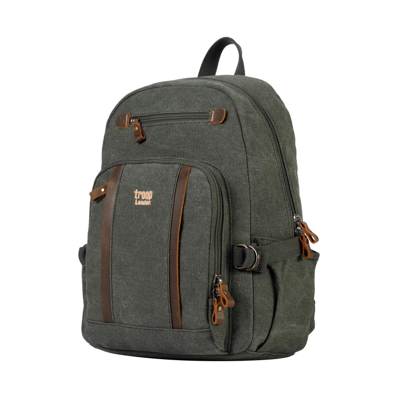 TRP0256 Troop London Classic Canvas Backpack - Medium