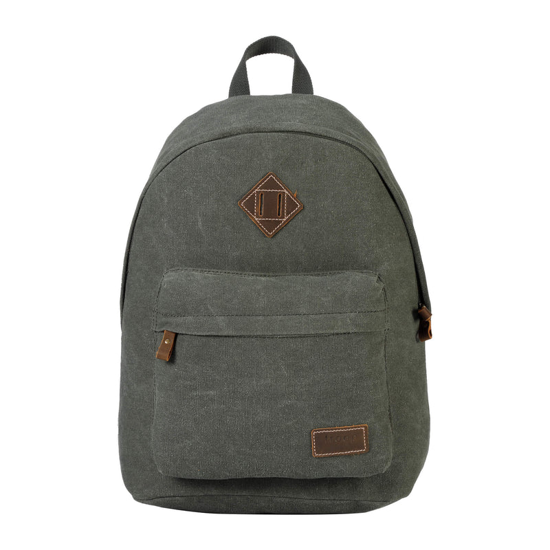 TRP0384 Troop London Heritage Canvas Backpack, Casual Daypack