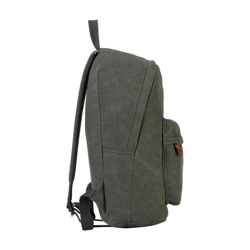 TRP0384 Troop London Heritage Canvas Backpack, Casual Daypack