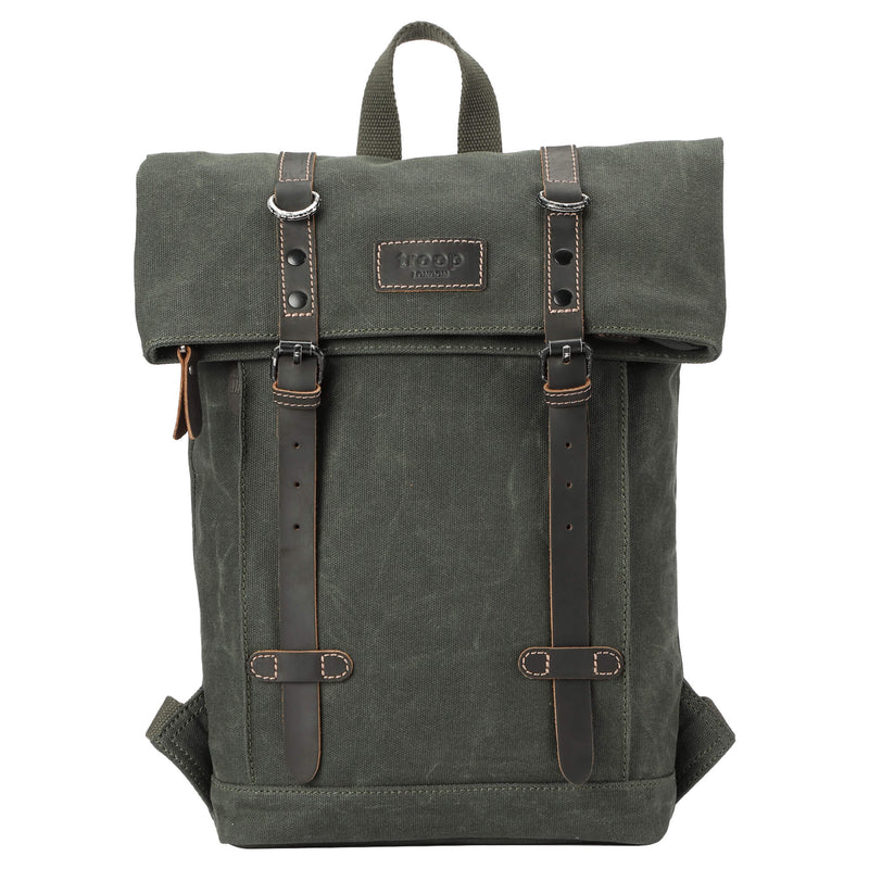 TRP0425S Troop London Heritage Small Canvas Backpack