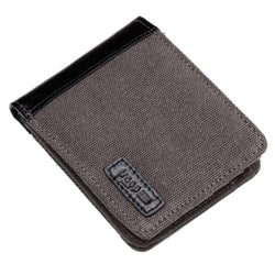 TRP0500 Troop London Accessories Canvas Bi-fold Wallet