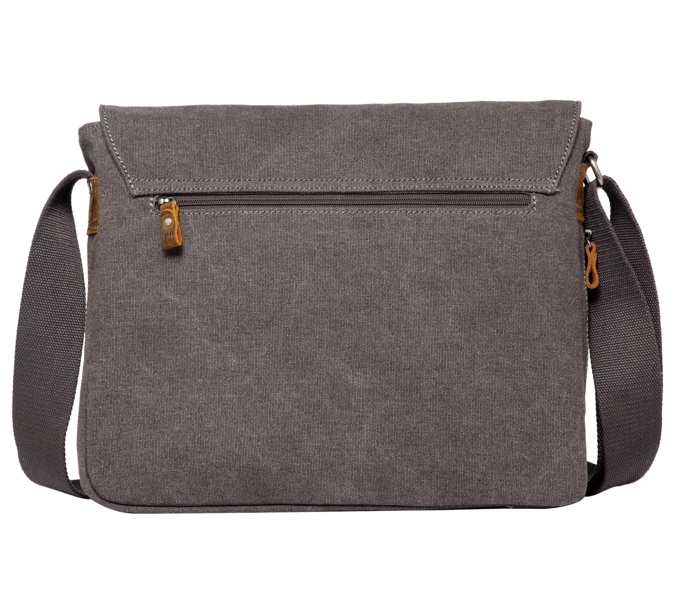 TRP0240 Troop London Classic Canvas Laptop Messenger Bag - 16.5 Diagon