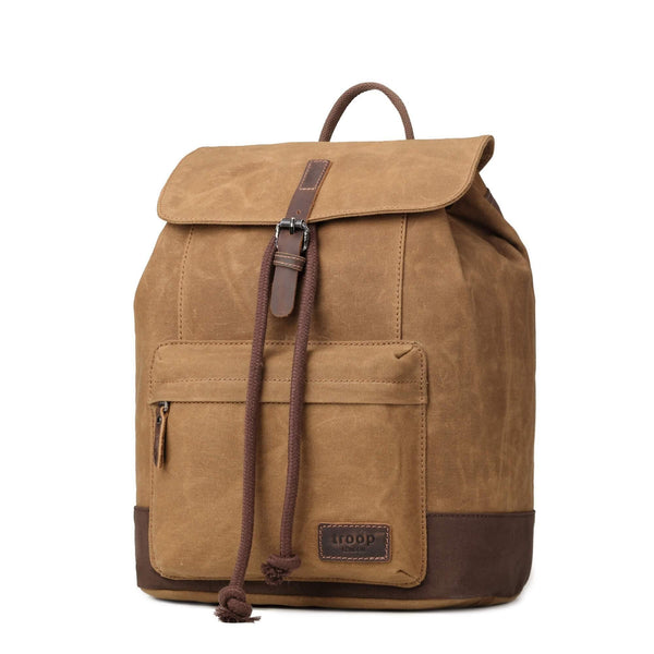 PARAFFIN WAXED CANVAS BACKPACK – Troop London