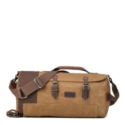 TRP0444 Troop London Heritage Canvas Travel Duffel Bag, Backpack, Canvas Holdall, Gym Bag