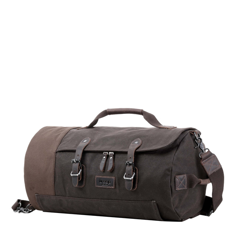 TRP0444 Troop London Heritage Canvas Travel Duffel Bag, Backpack, Canvas Holdall, Gym Bag