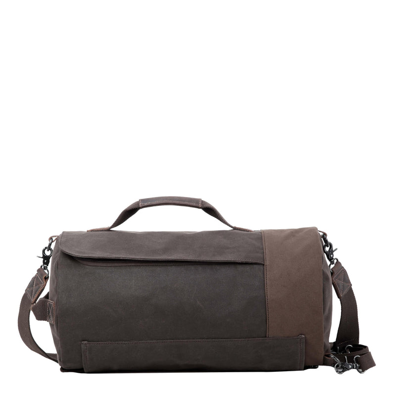 TRP0444 Troop London Heritage Canvas Travel Duffel Bag, Backpack, Canvas Holdall, Gym Bag