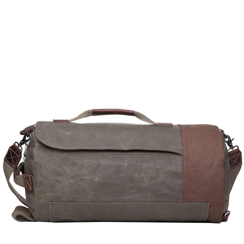 TRP0444 Troop London Heritage Canvas Travel Duffel Bag, Backpack, Canvas Holdall, Gym Bag